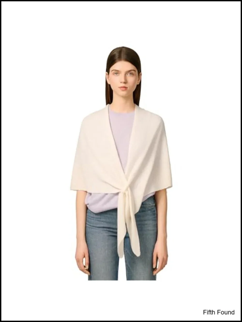 Cashmere Wool Blend Shawl Wrap Women Oversized Triangle Scarf Pashmina